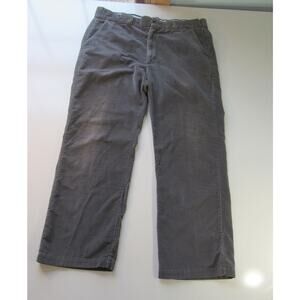 Fieldmaster Corduroy Pants Gray Men's 38 x 31 Straight Leg 4 Pocket